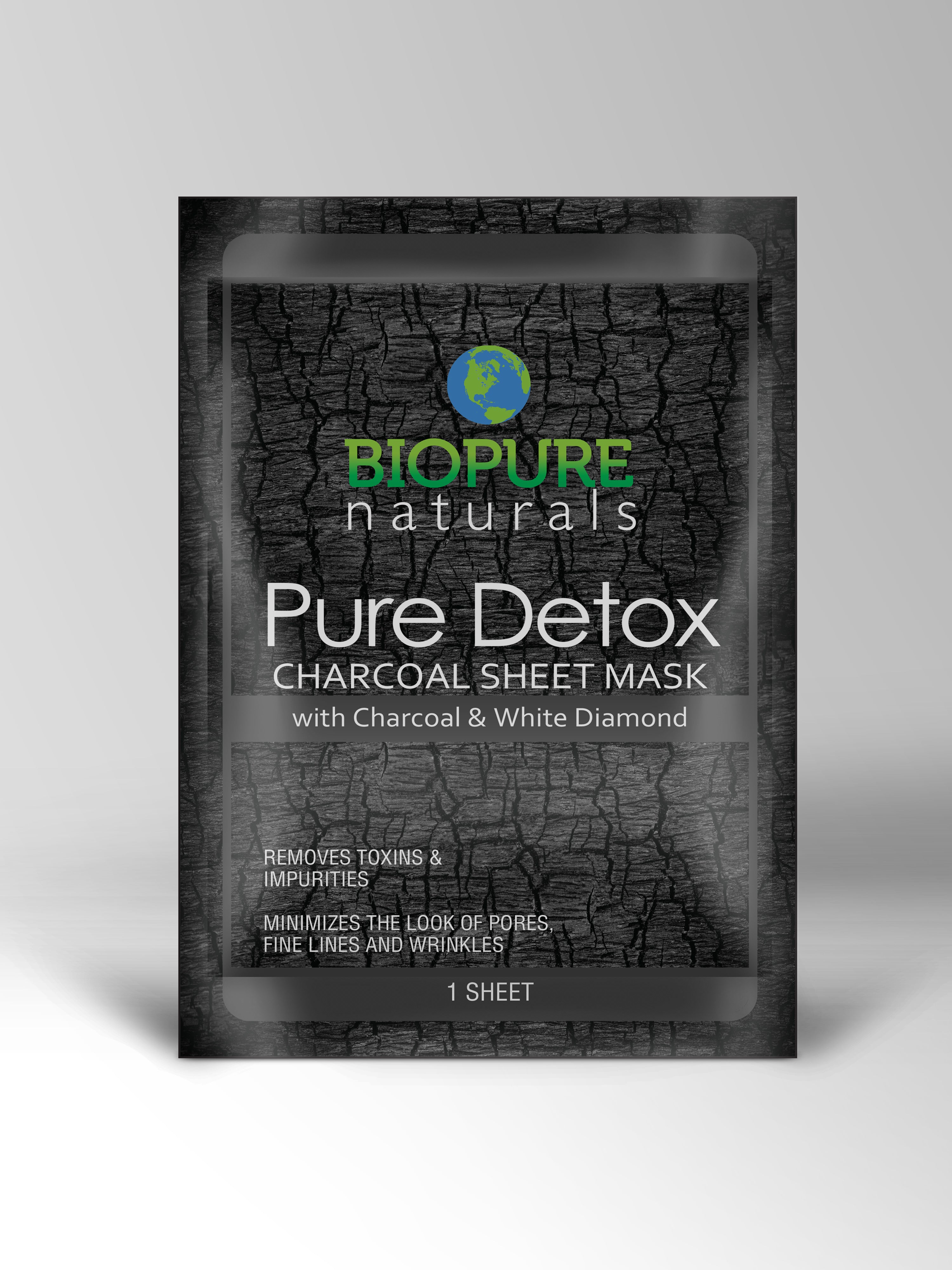 Pure Detox Charcoal Facial Sheet Mask