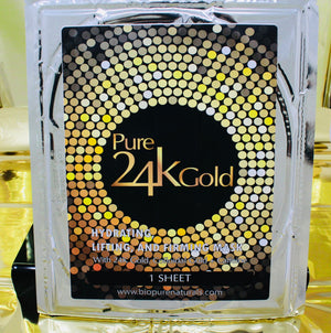 Pure Gold 24k Anti-Aging Facial Sheet Mask